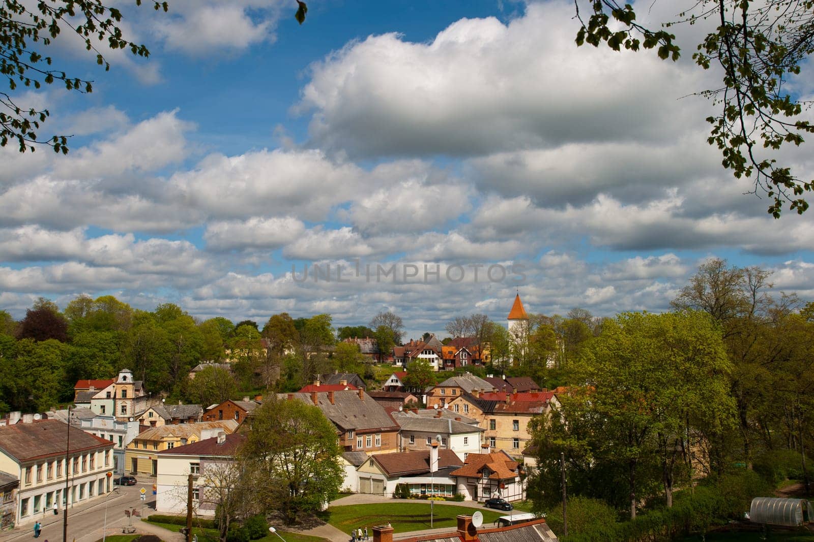 Old city Talsi in Latvia