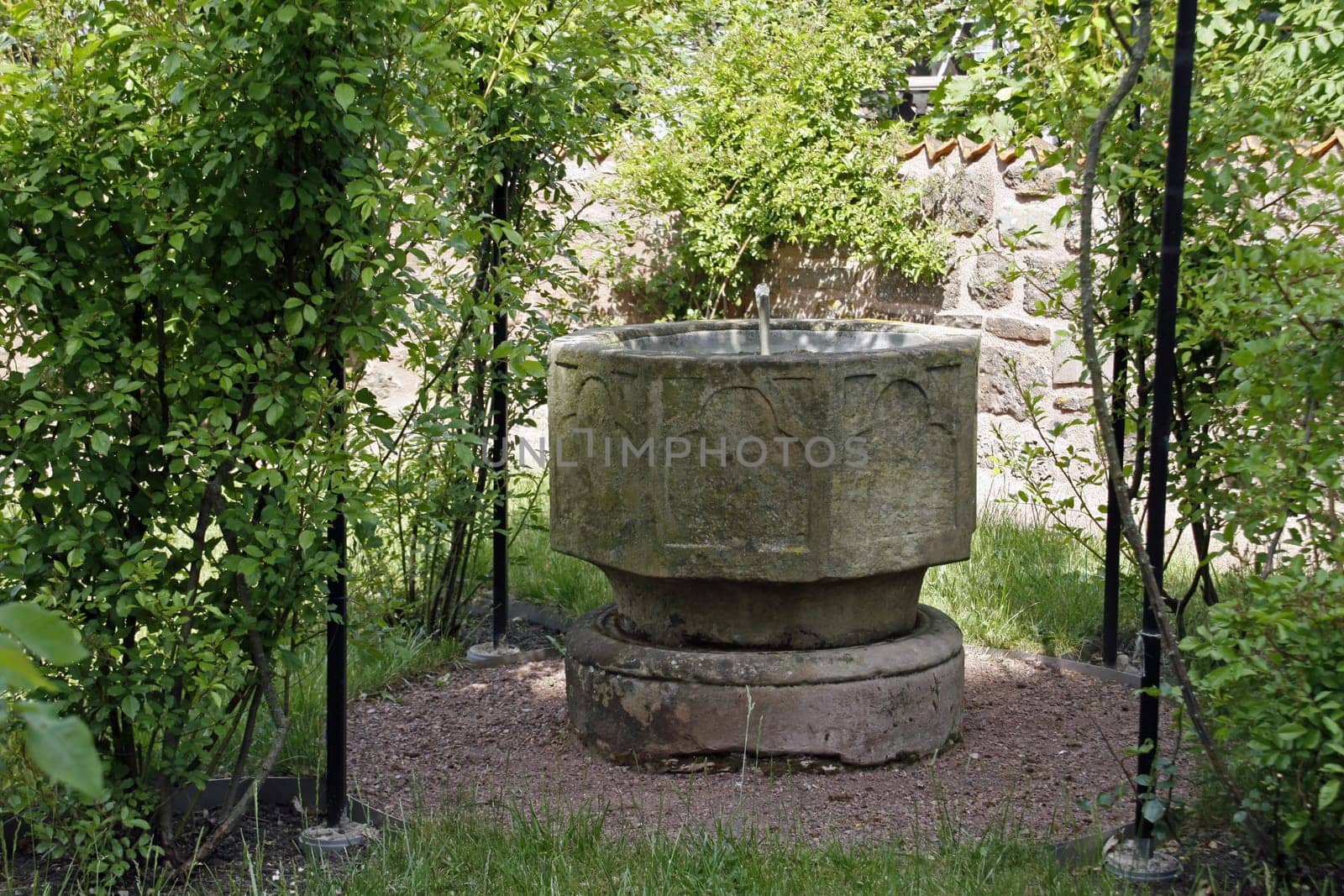 Small fountain at Wartburg Castle