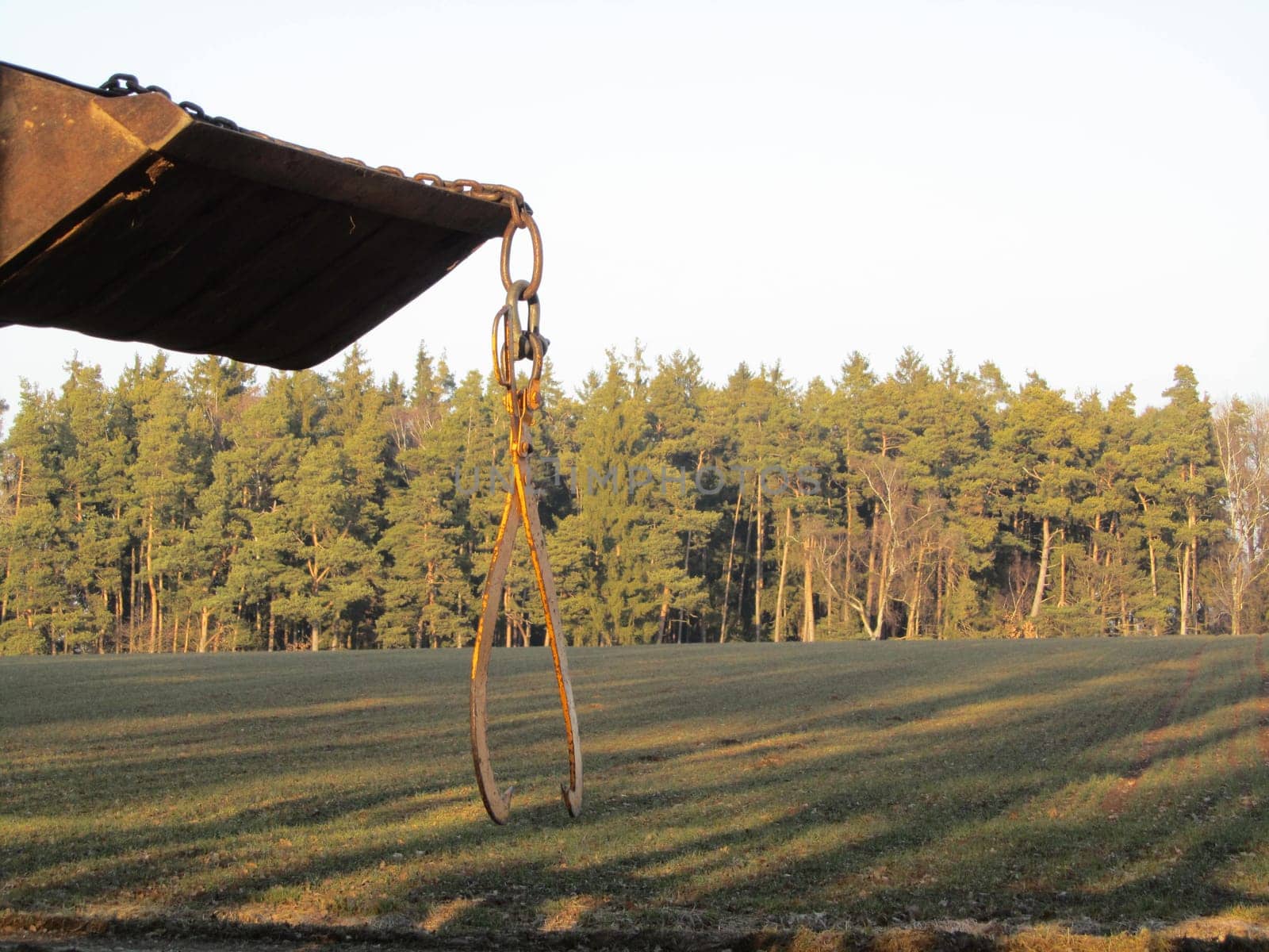 David Brown with lifting hook