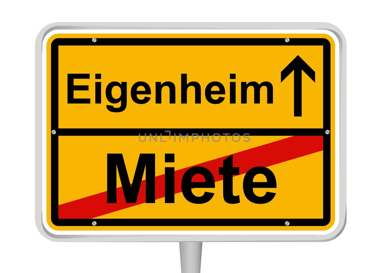 Town sign rent/home