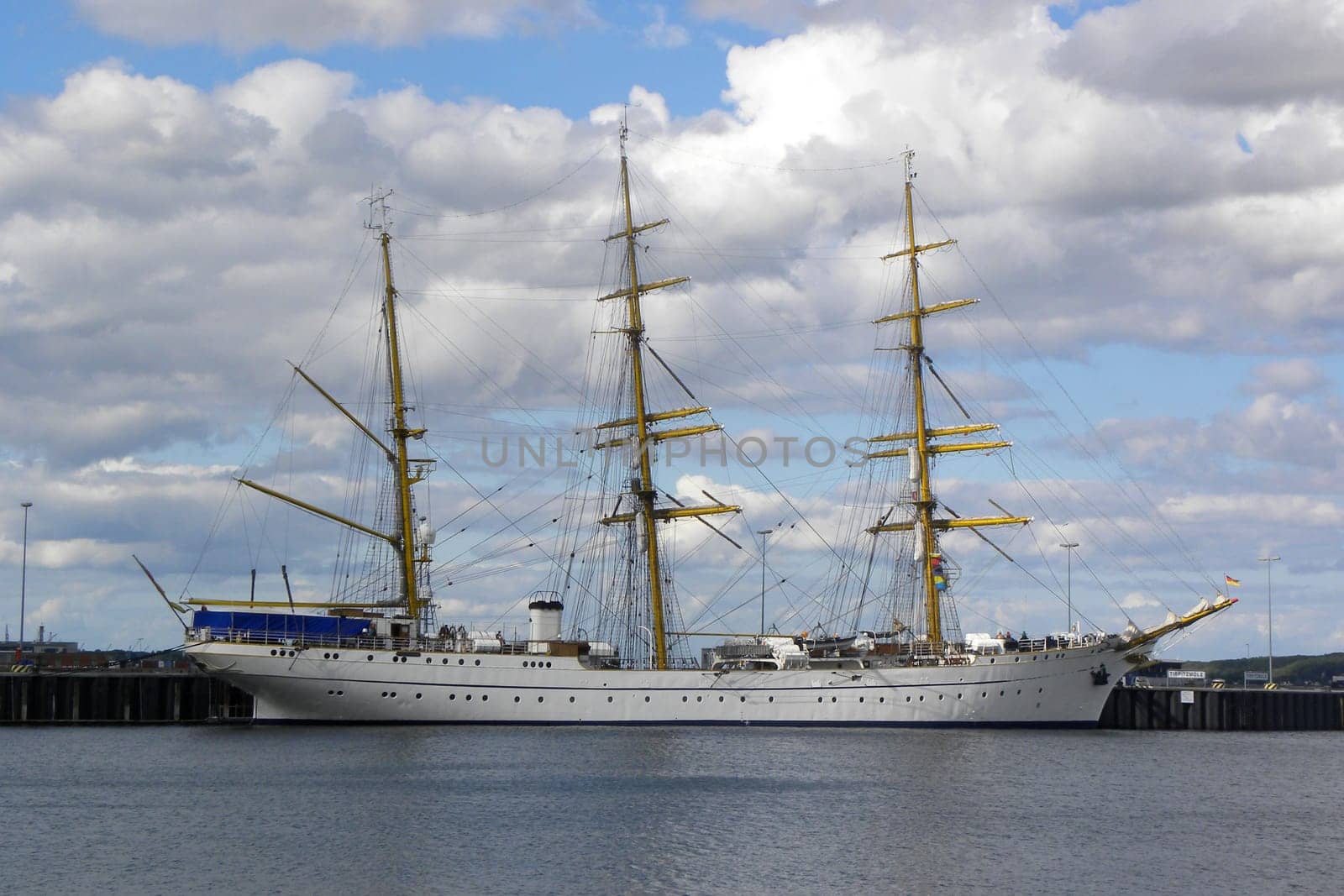 Gorch Fock in the harbor
