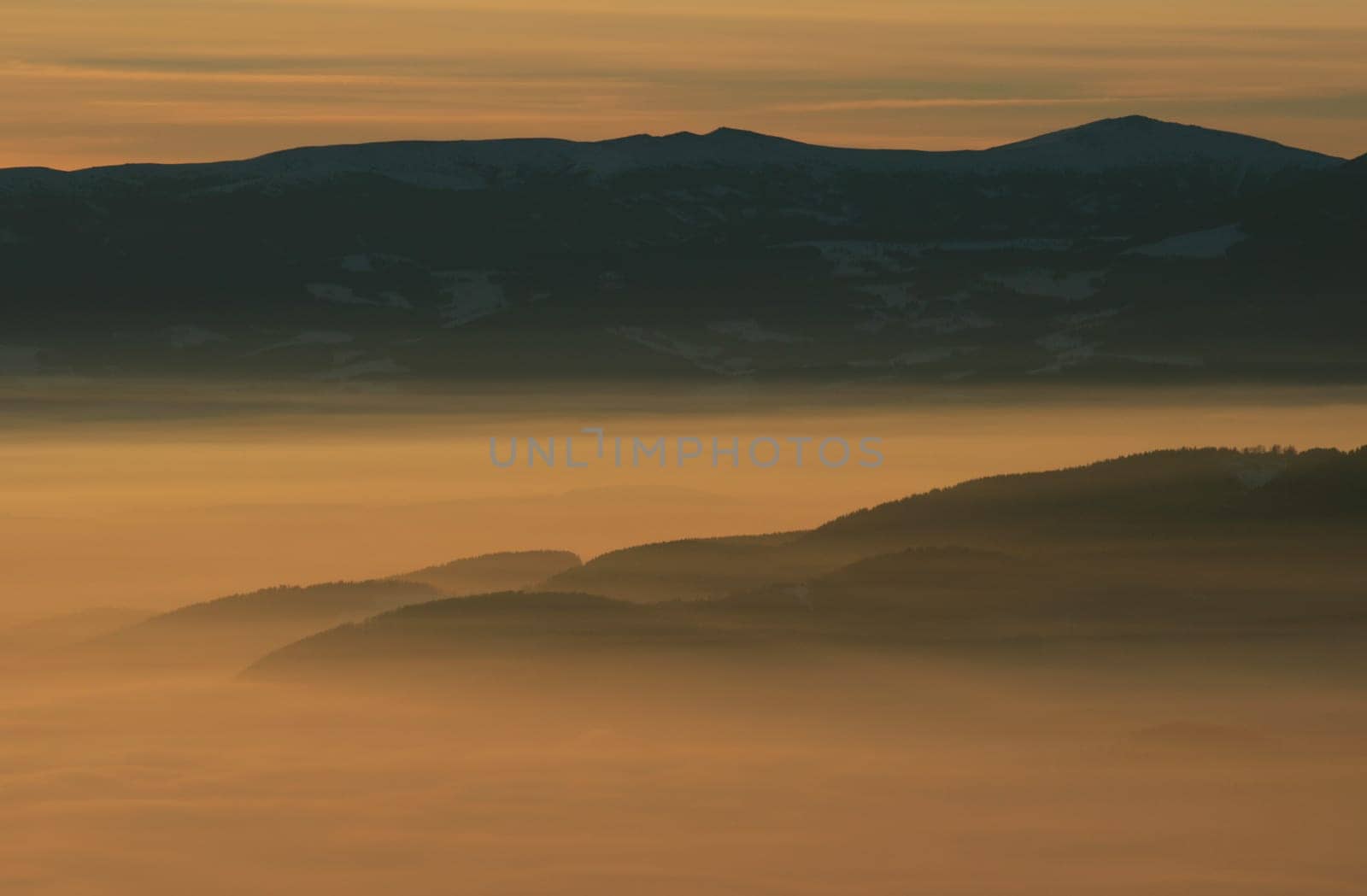 Sunset in the Alps