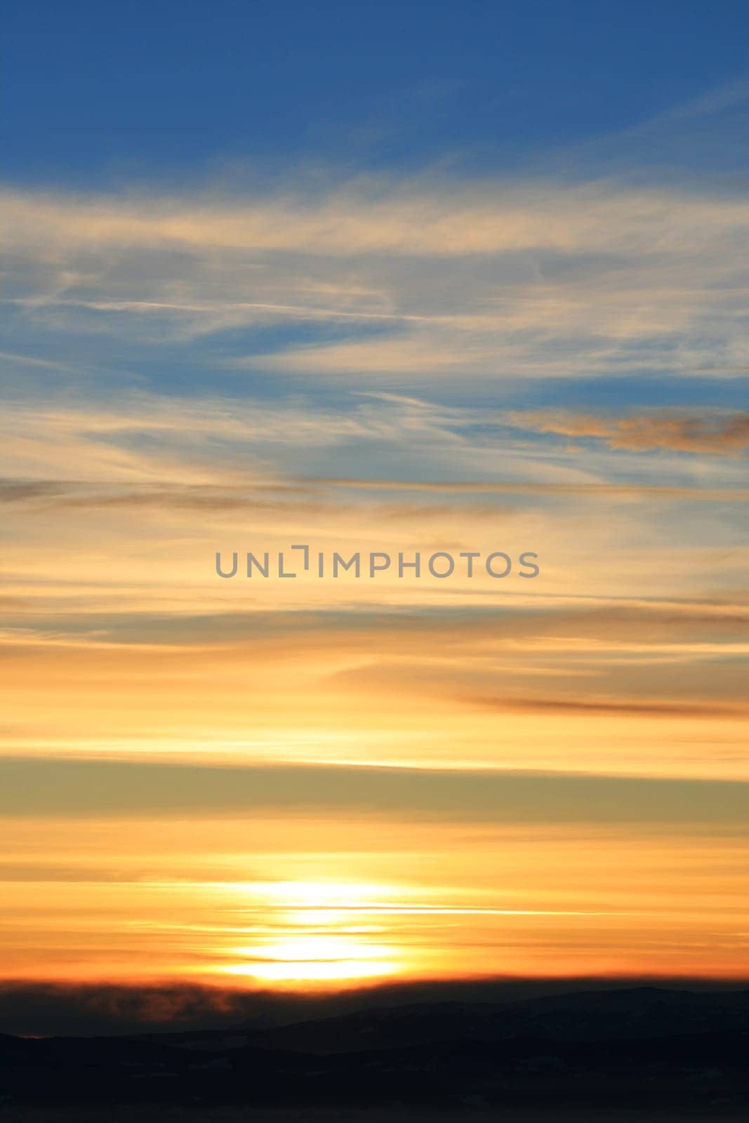 Sunset in the Alps