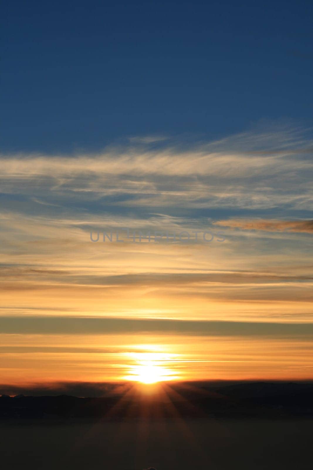 Sunset in the Alps