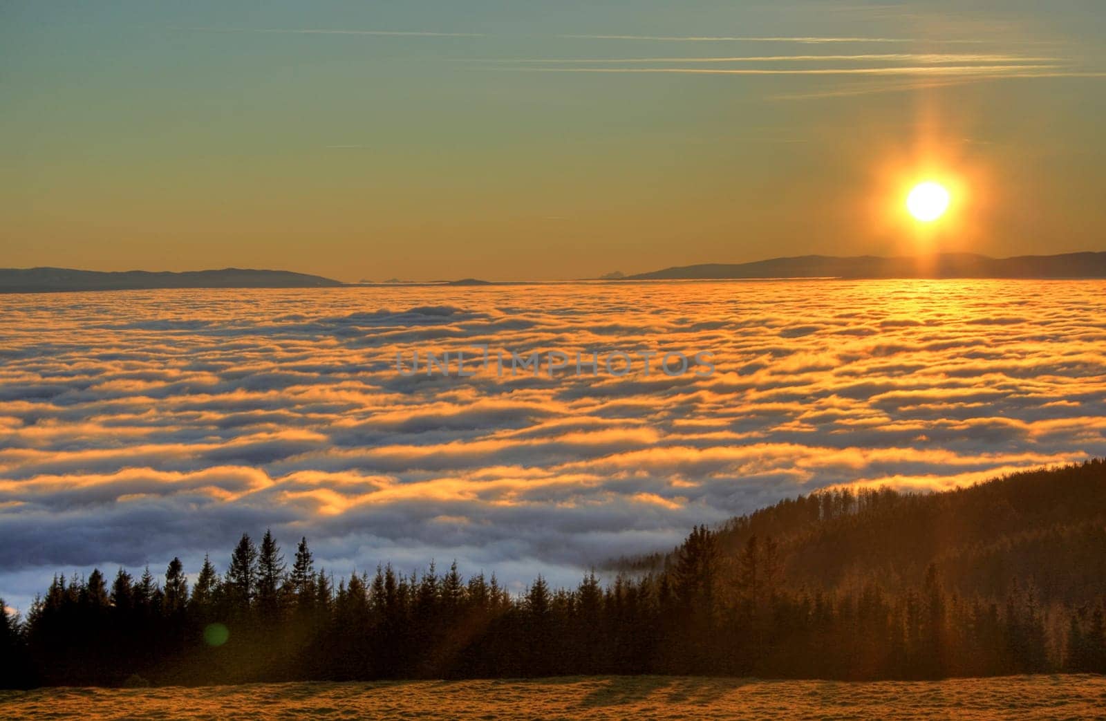Sunset in the Alps