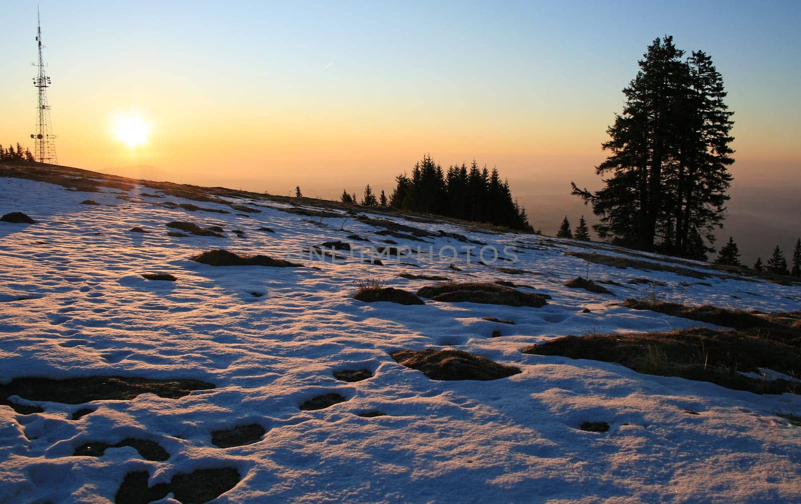 Sunrise in the Aplen