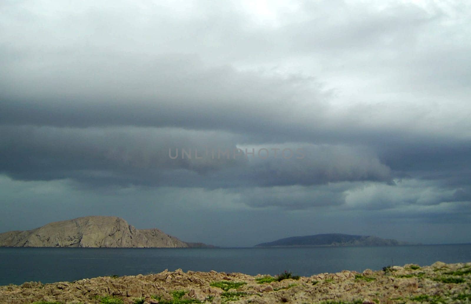 Thunderstorm by the sea