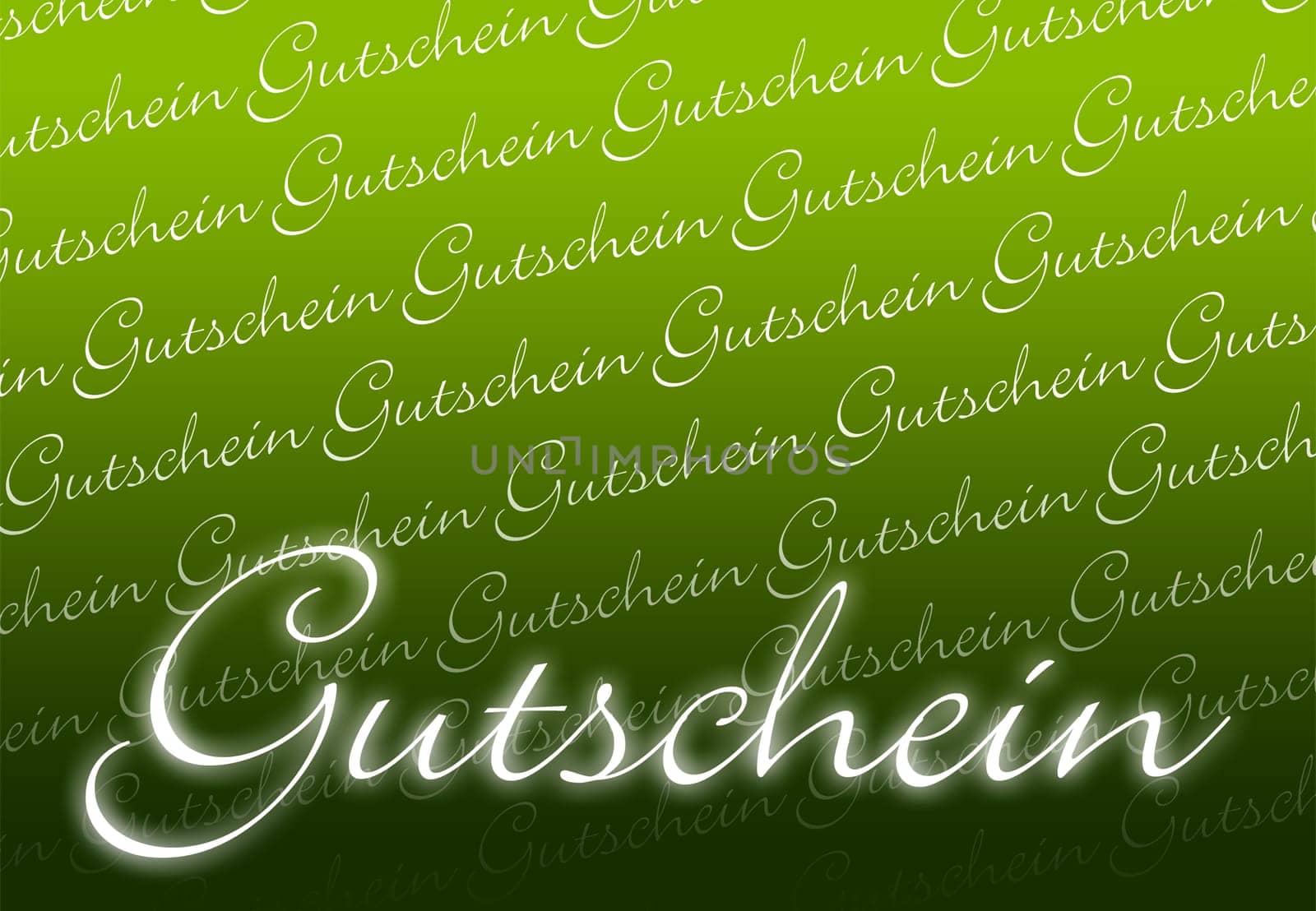 Simple Gift Card - Green White
