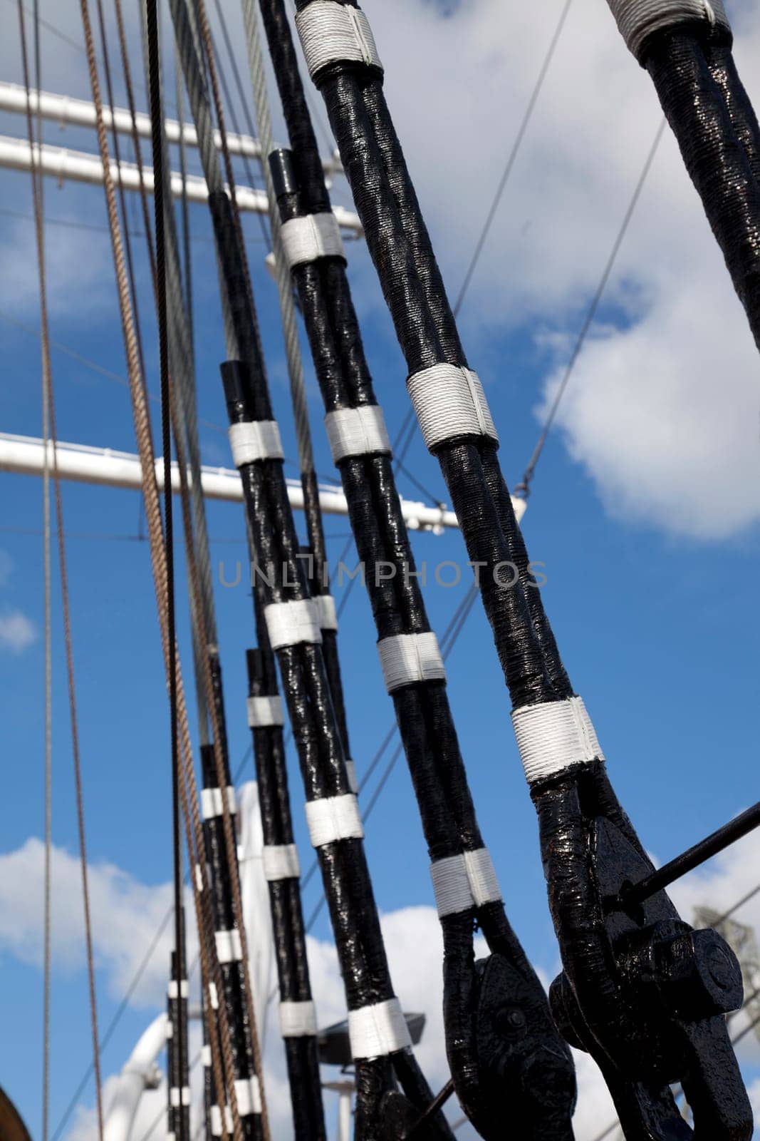 Details of old sailing ship