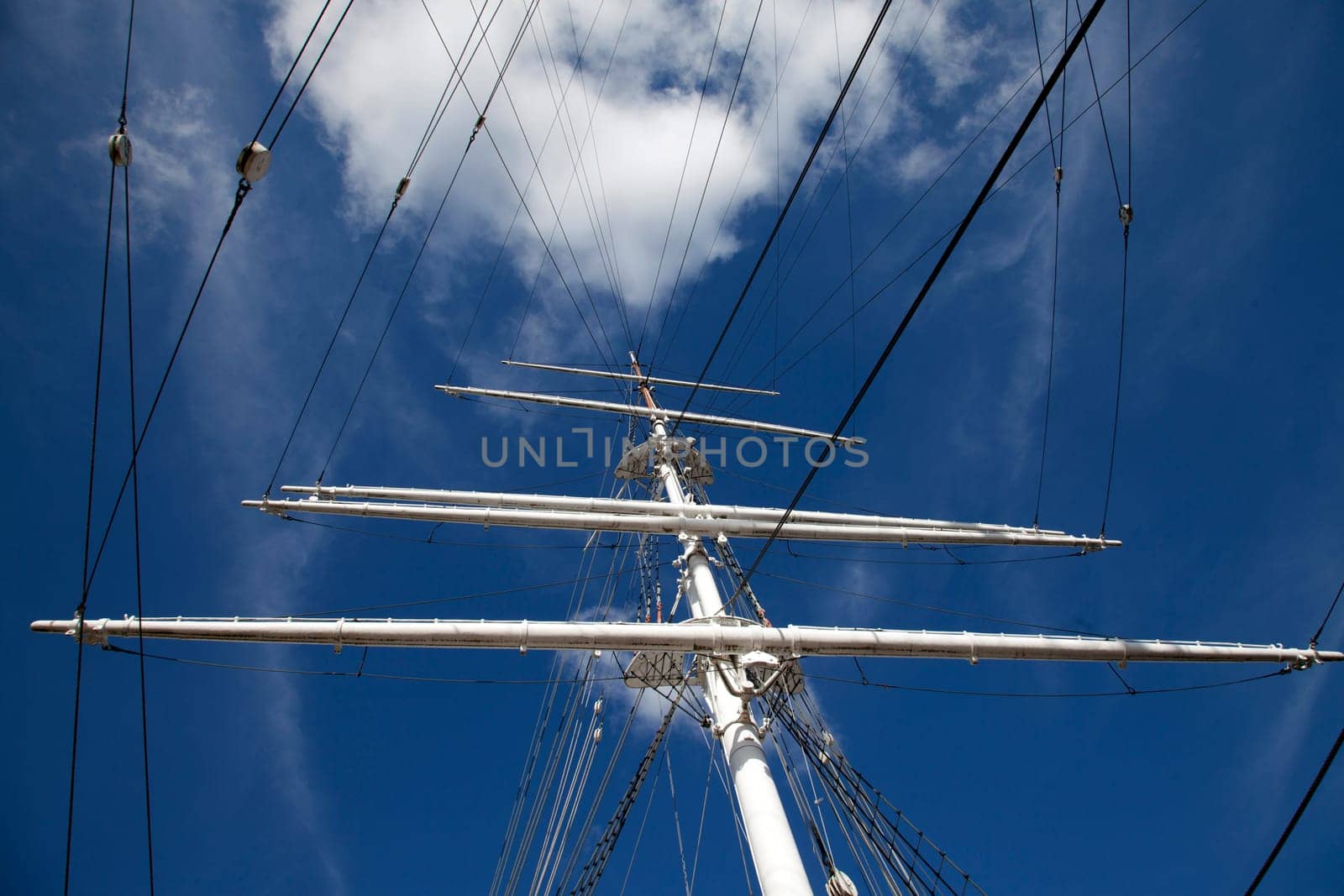 Details of old sailing ship