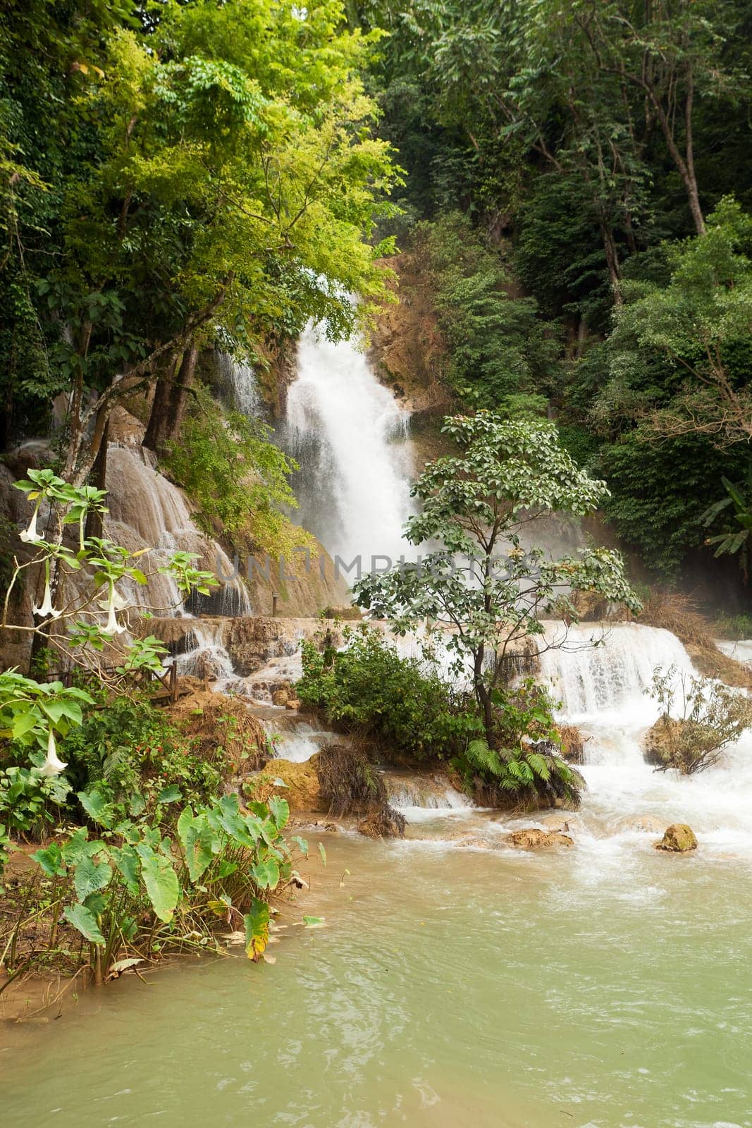 Kuang Si Waterfall,popular destination near Luang Prabang in Laos