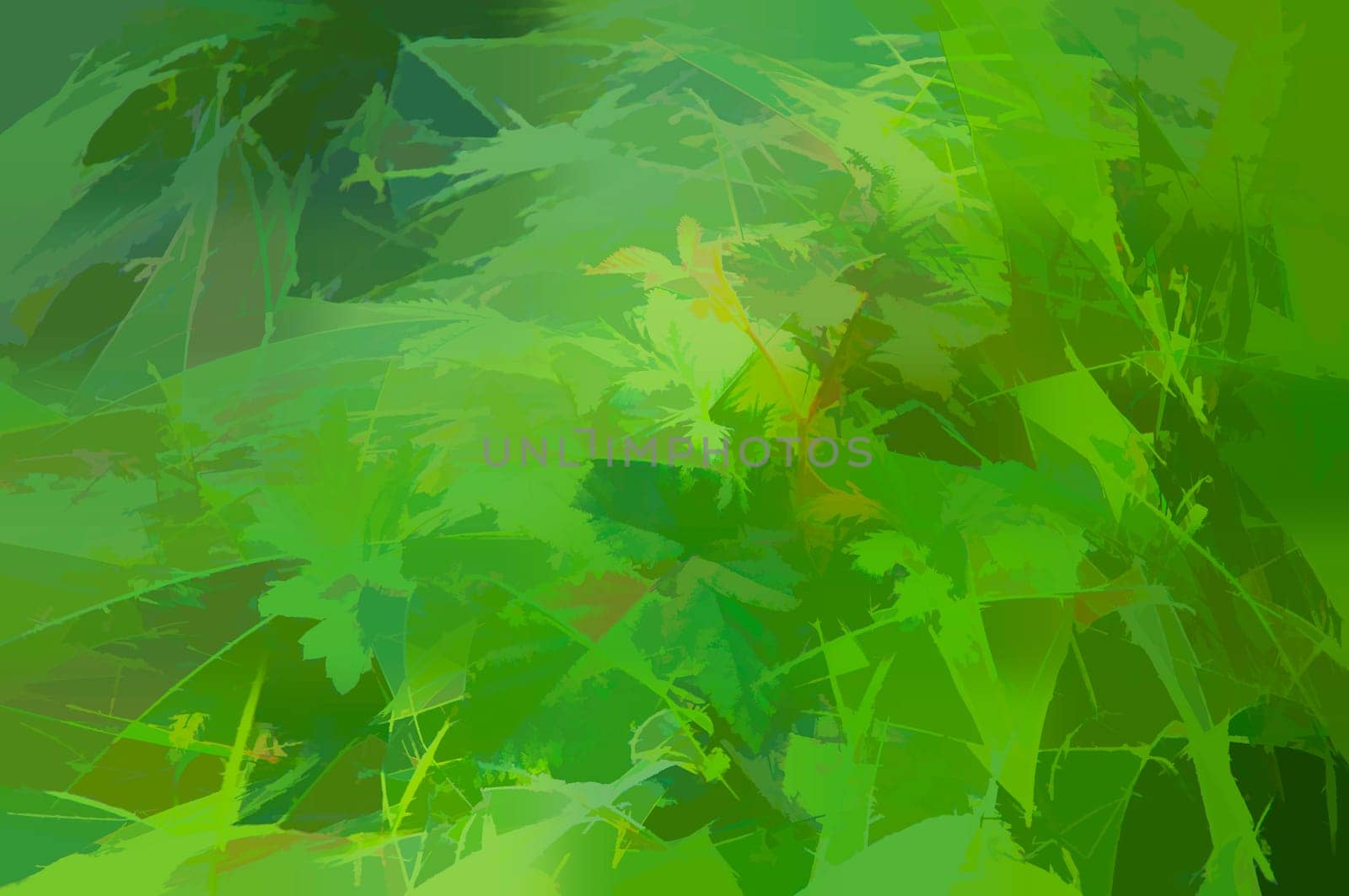 Abstract Design Template as Background - Nature Theme