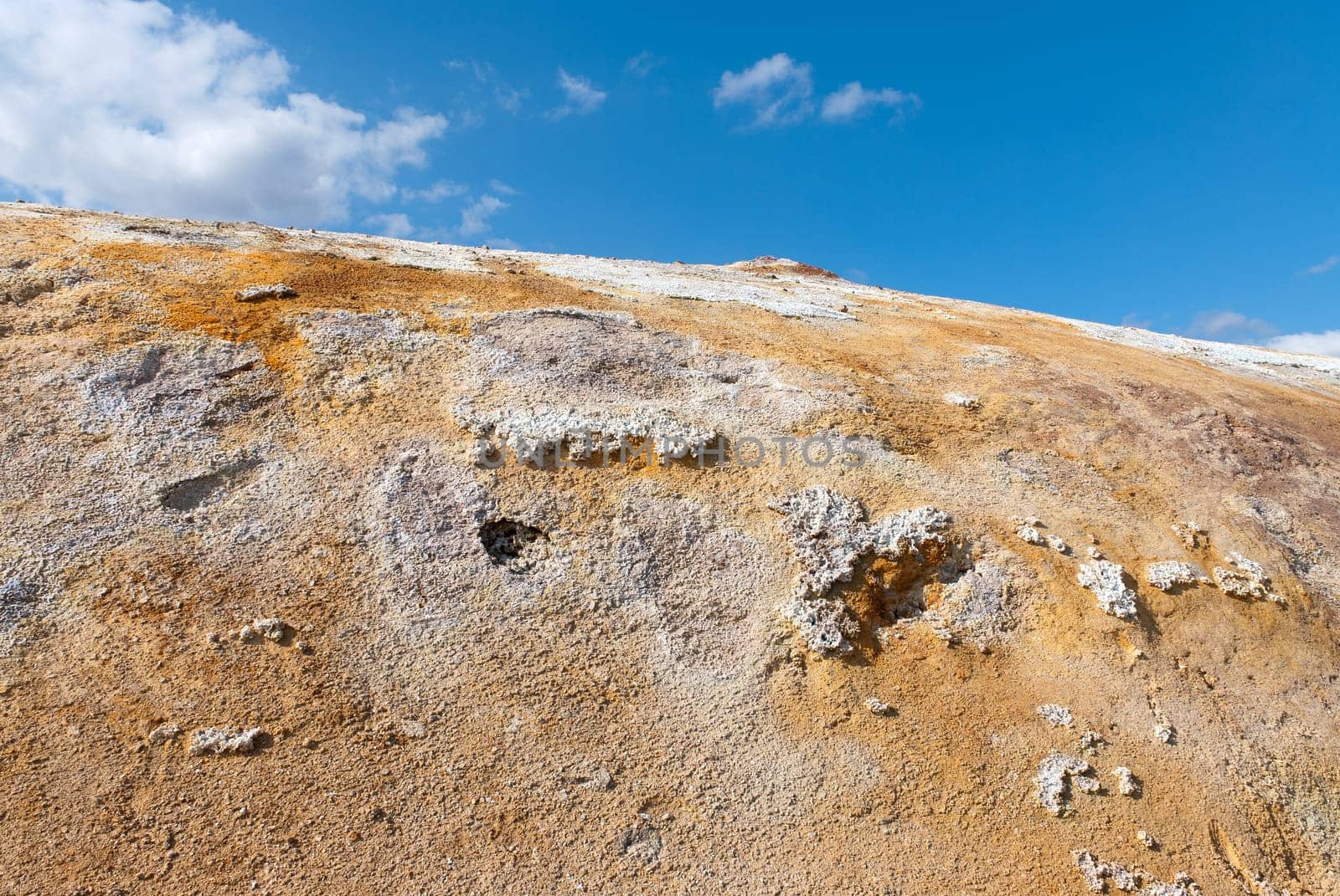 Mountain sulfur Námafjall in Iceland