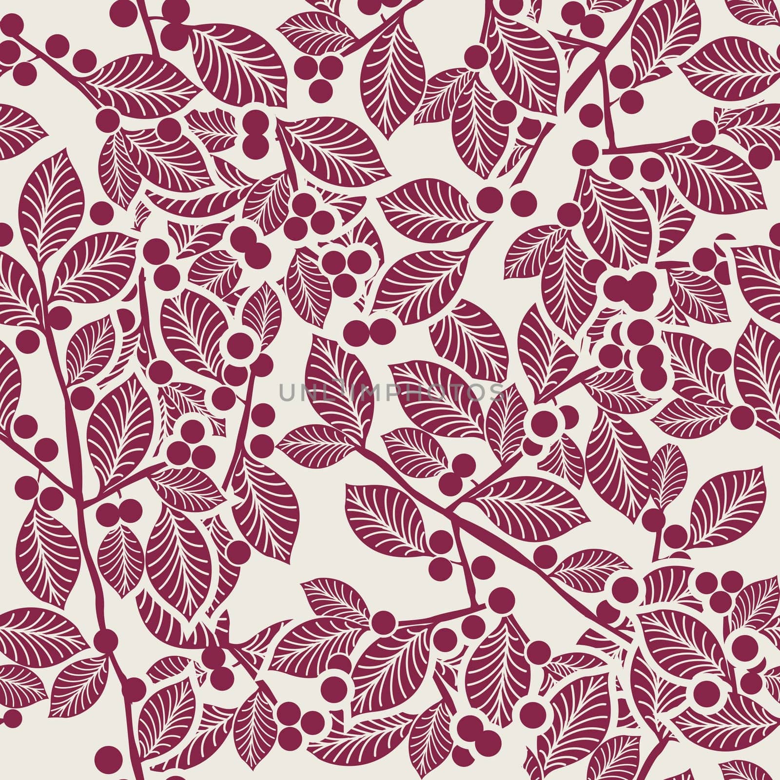 Seamless Art Nouveau background pattern