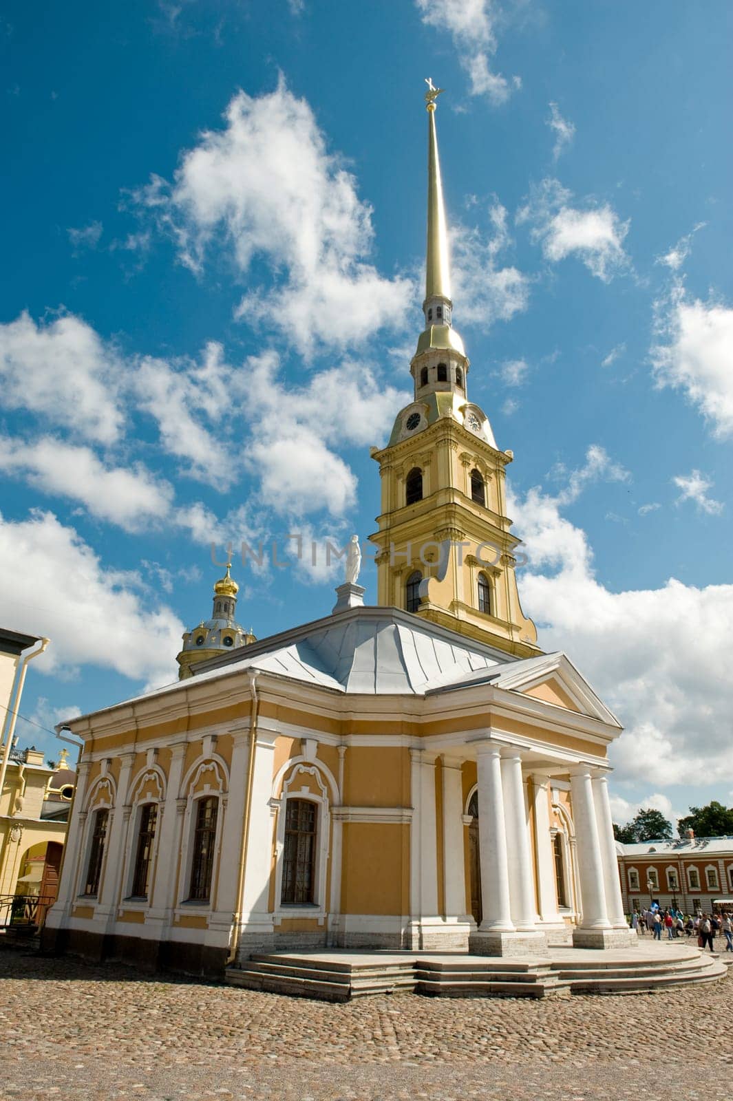 St. Peter and Pavel&#039 s cathedral in the Peter and Paul Fortress in St.-Petersburg, Russia