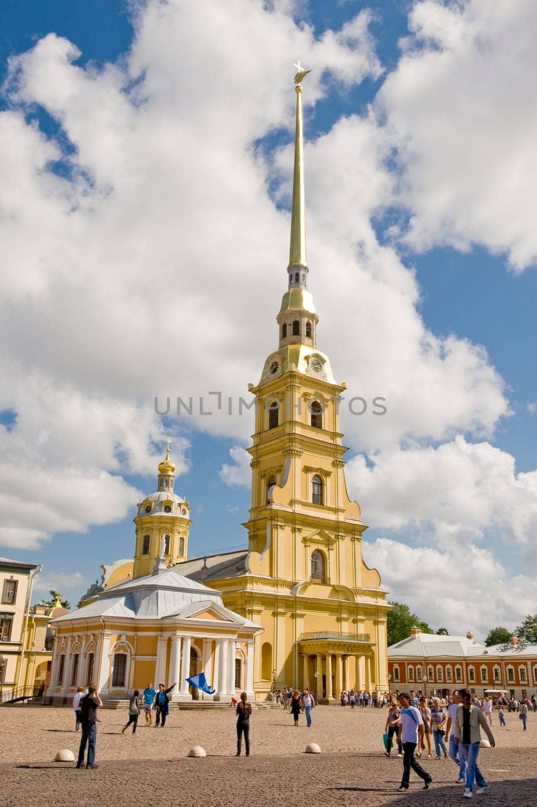 St. Peter and Pavel&#039 s cathedral in the Peter and Paul Fortress in St.-Petersburg, Russia
