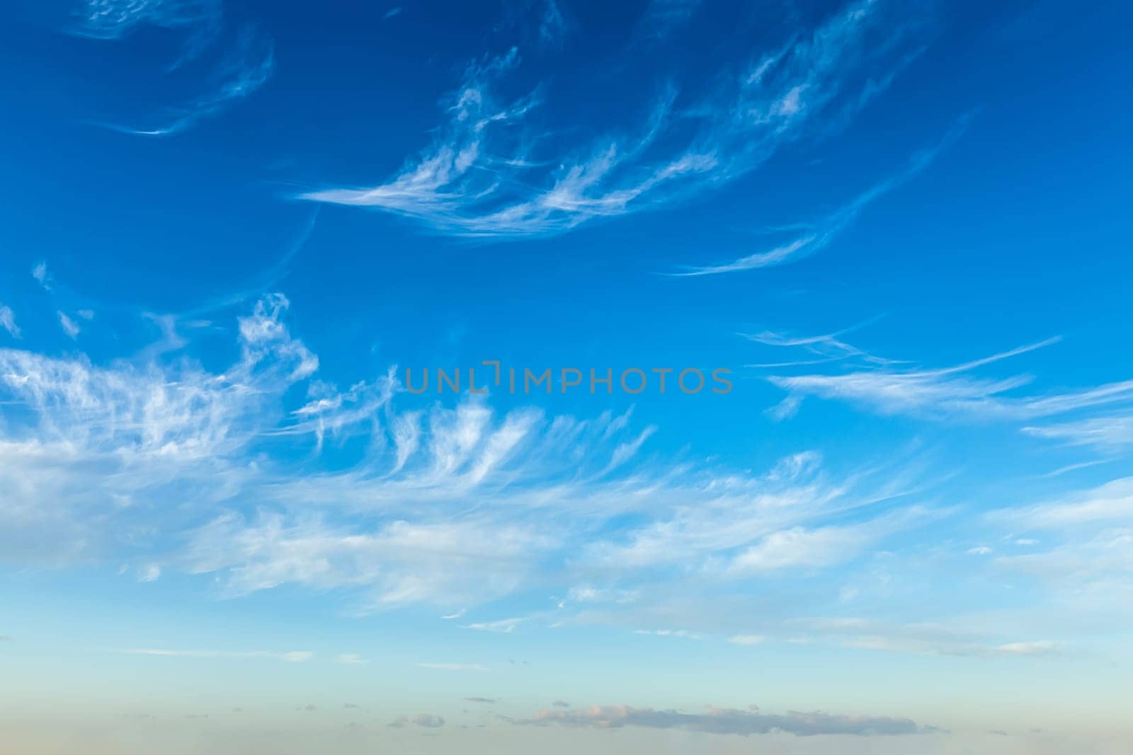 Blue sky with white clouds