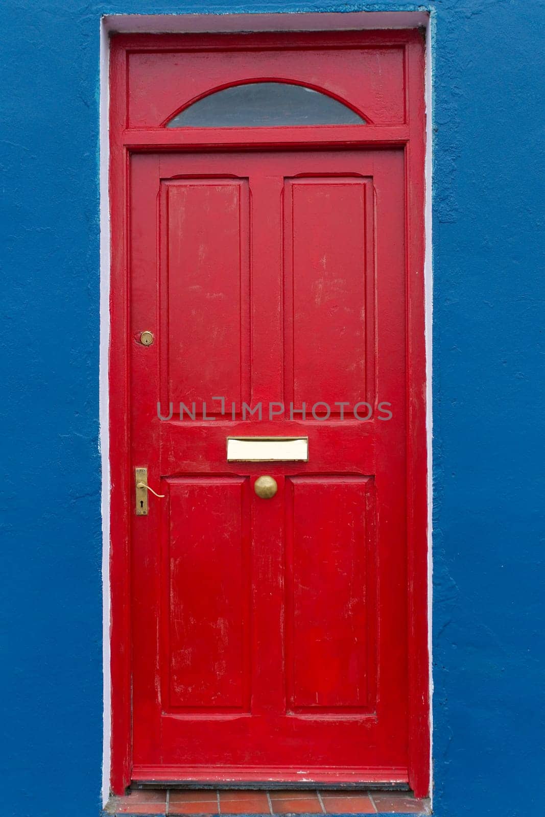 Door of country house at Western Ireland