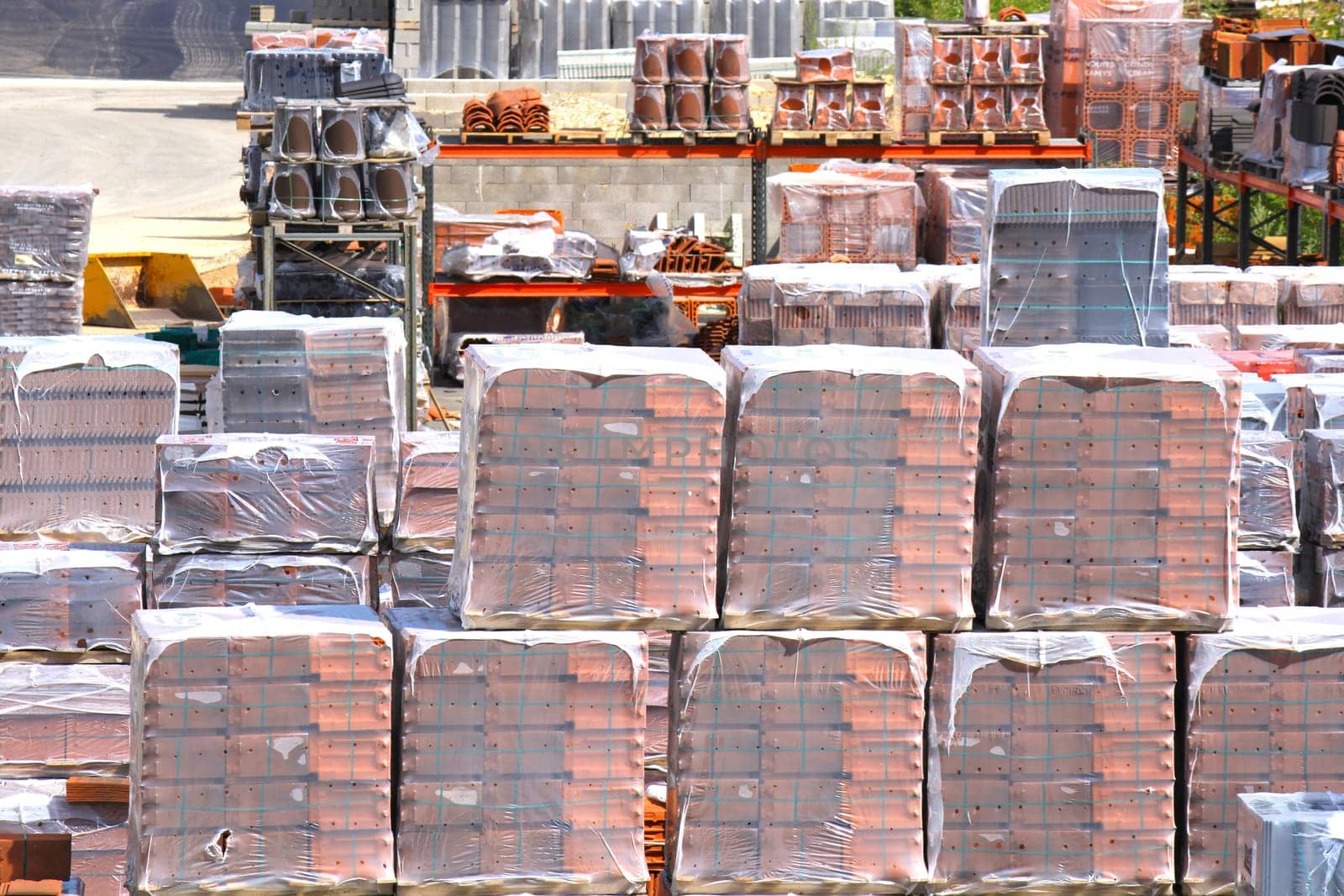 construction materials in the building and construction sites