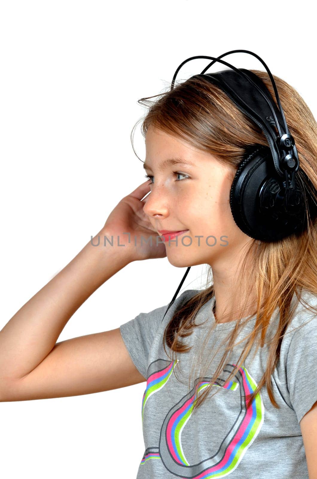 Girl Hair Hands Music Guitar