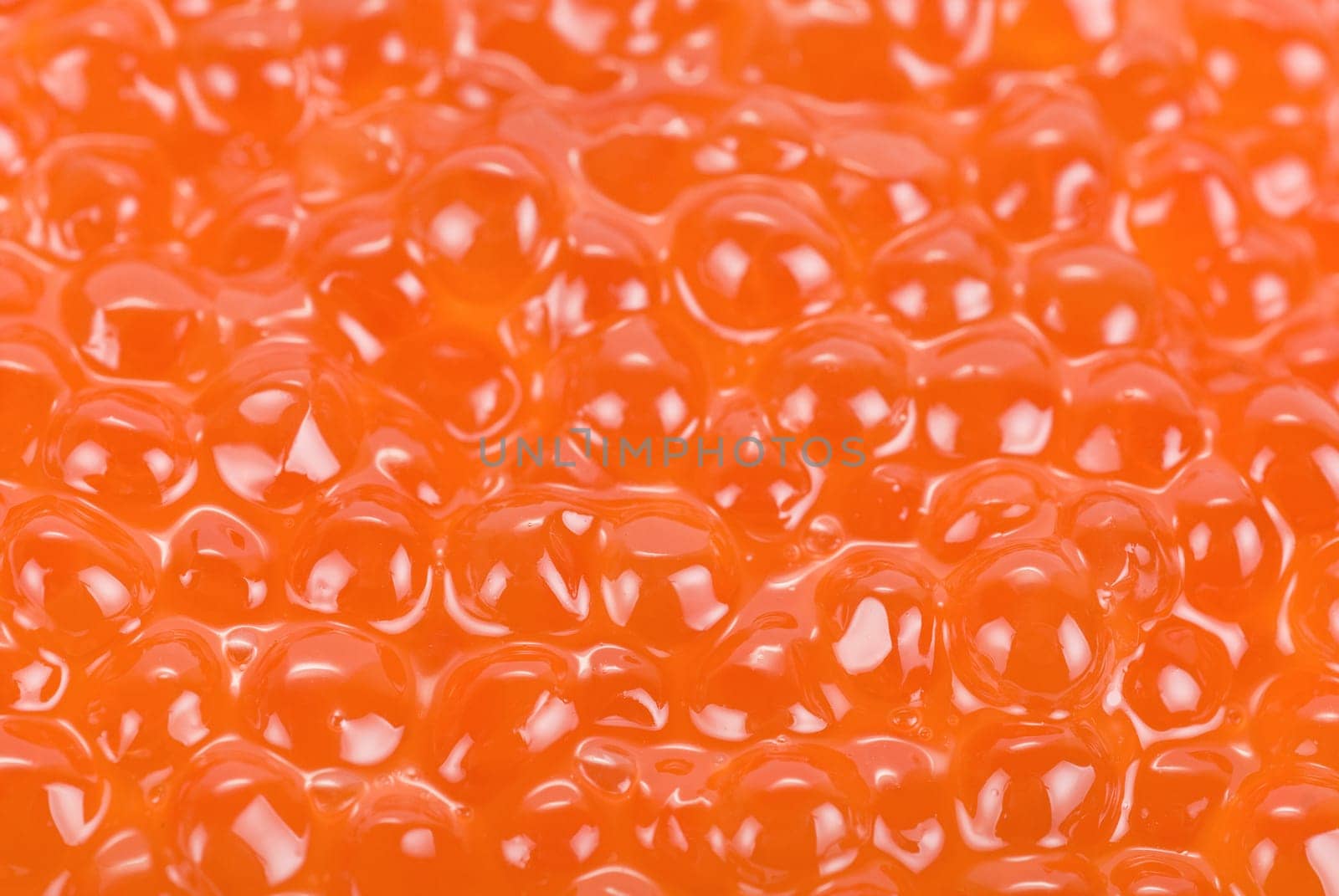 Tasty delicious red caviar as background