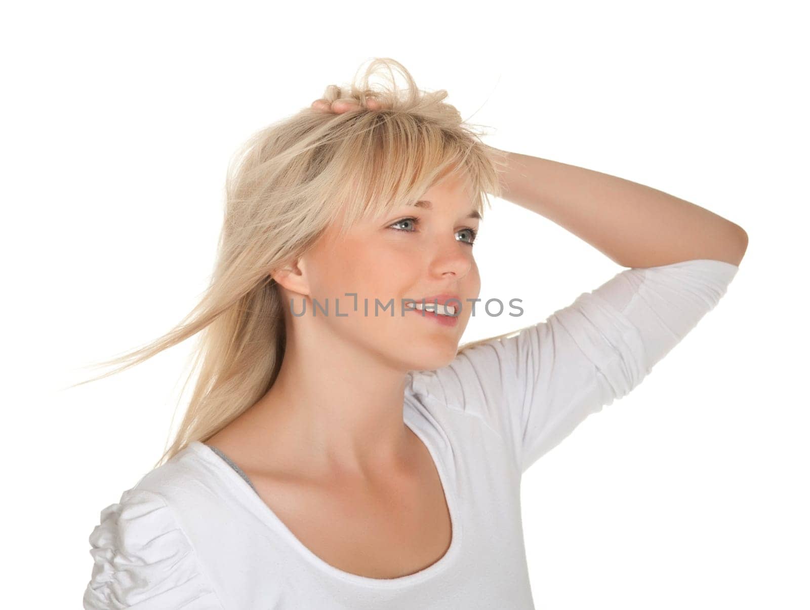 Laughing young woman