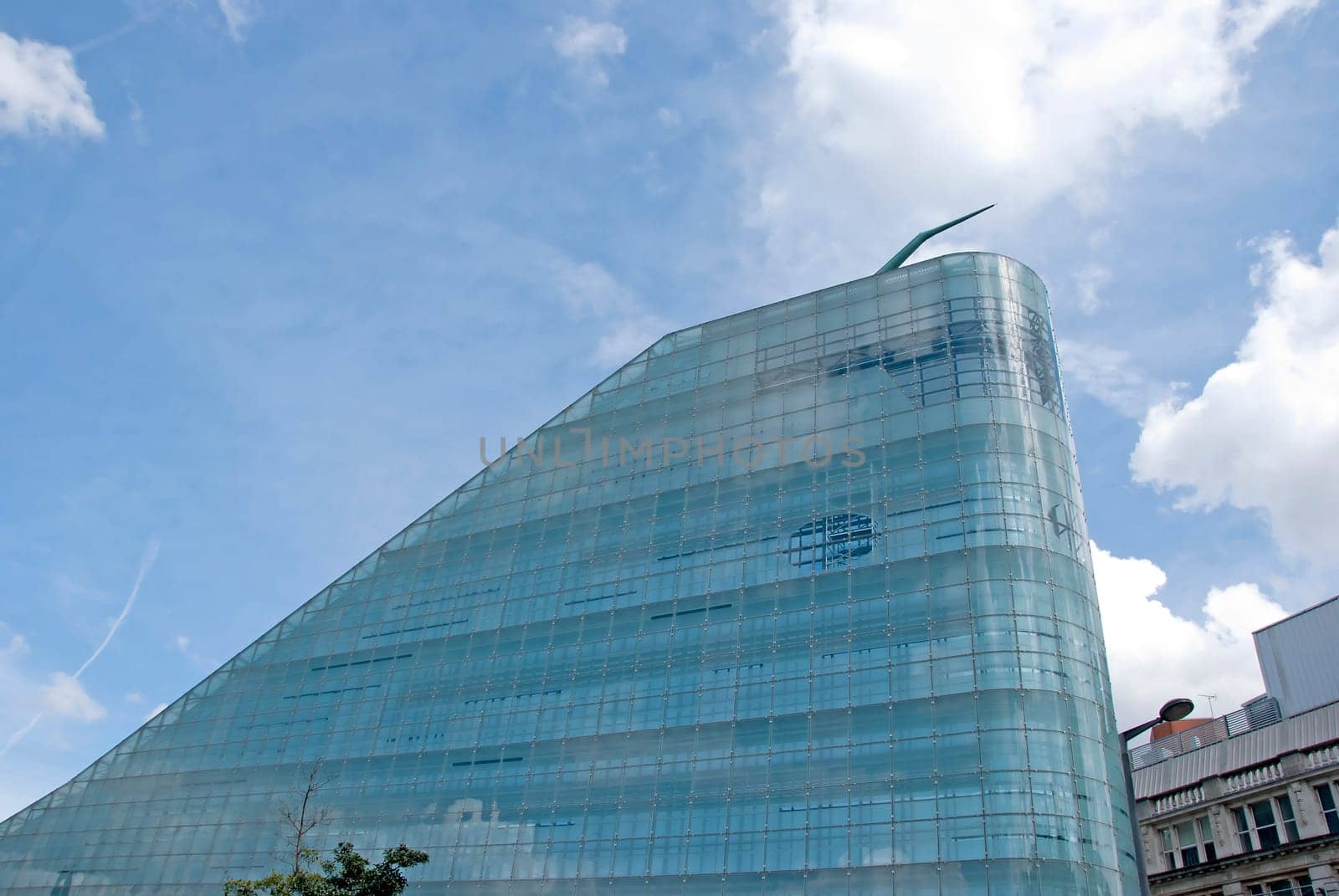 A Futuristic Glass Office Block