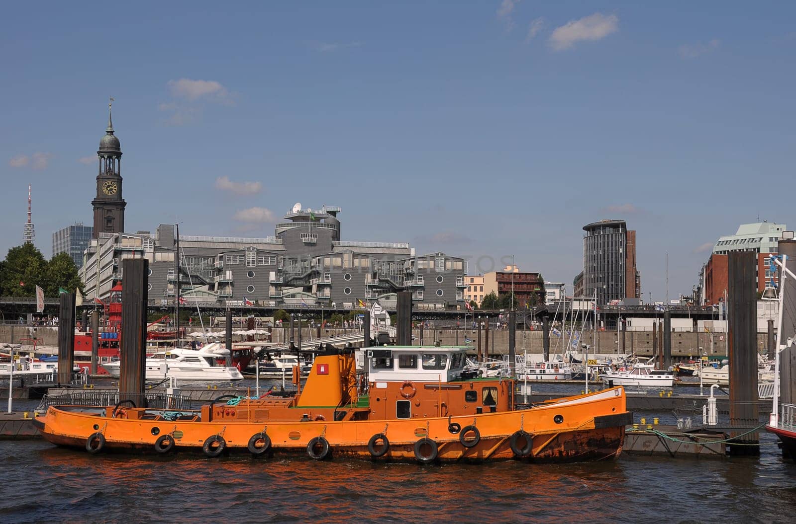 Harbour view in Hamburg