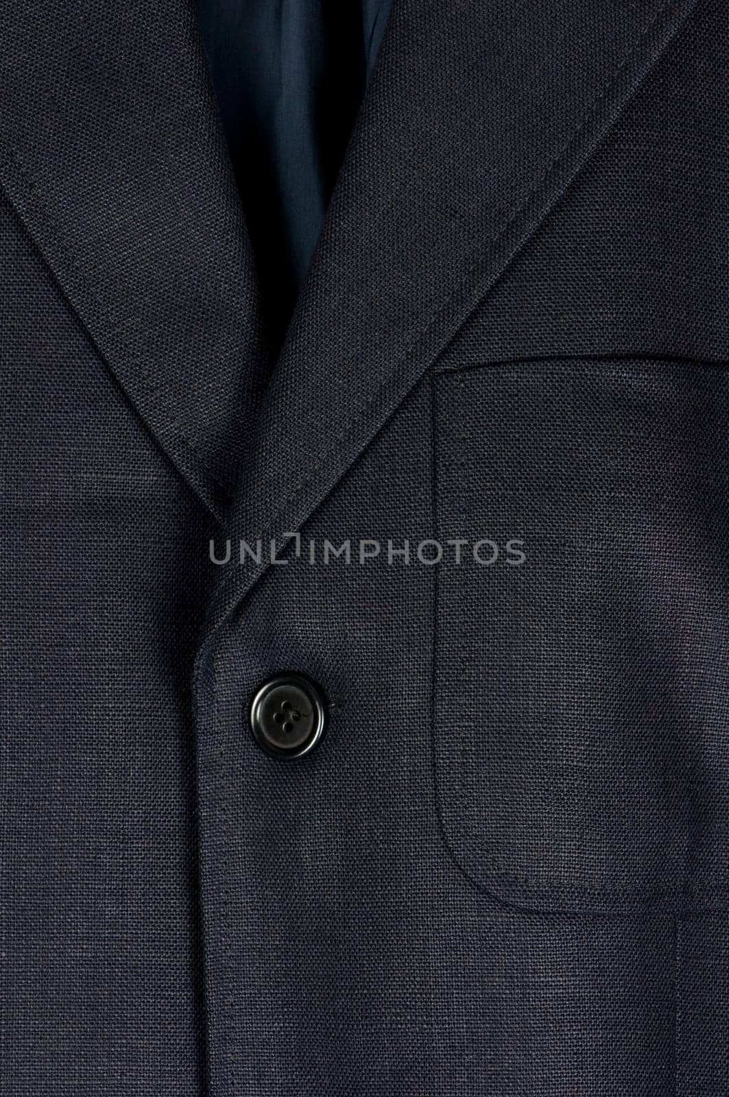 Linen jacket detail, male fashion