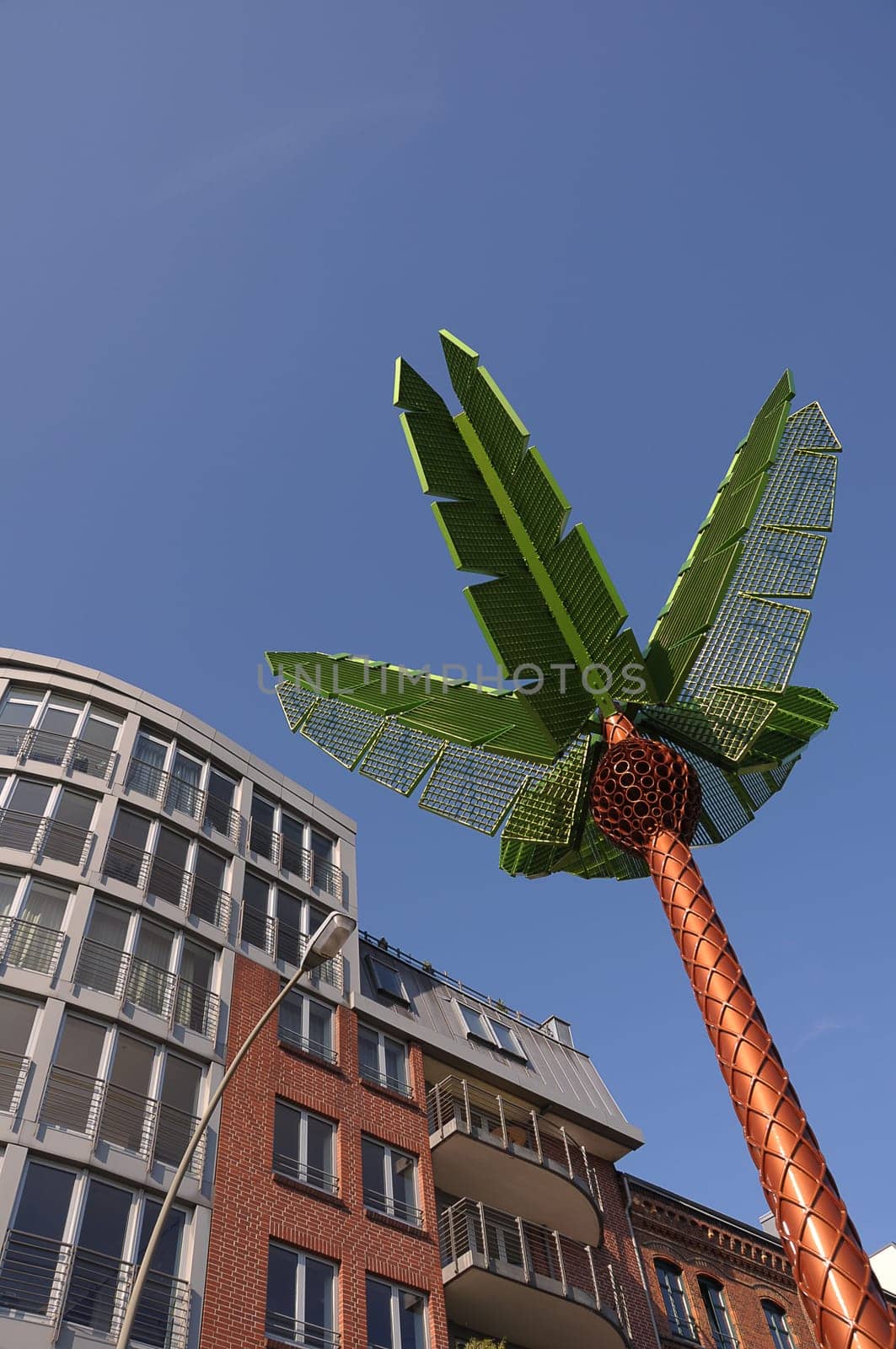 Plastic palm tree in Hamburg