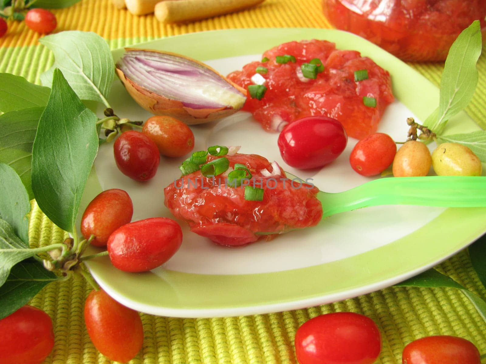 Cornelian Cherries Chutney