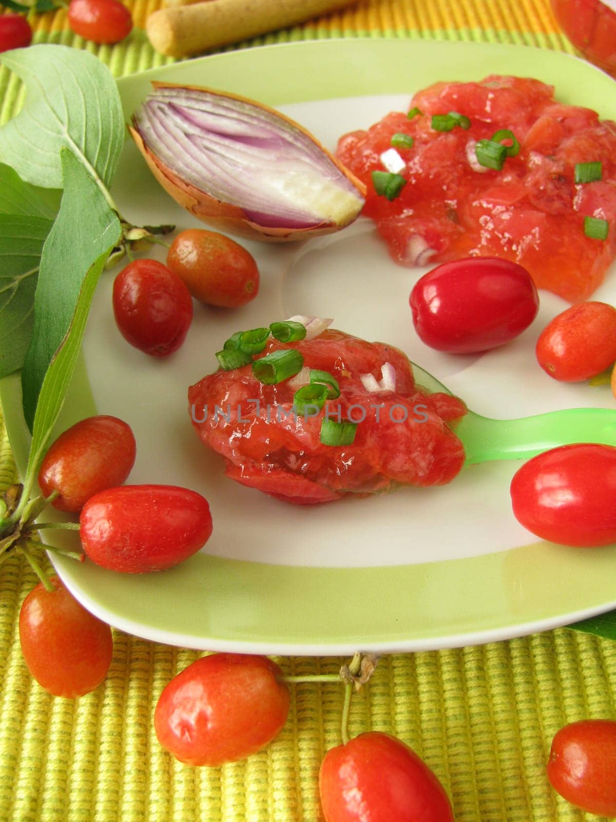 Cornelian Cherries Chutney