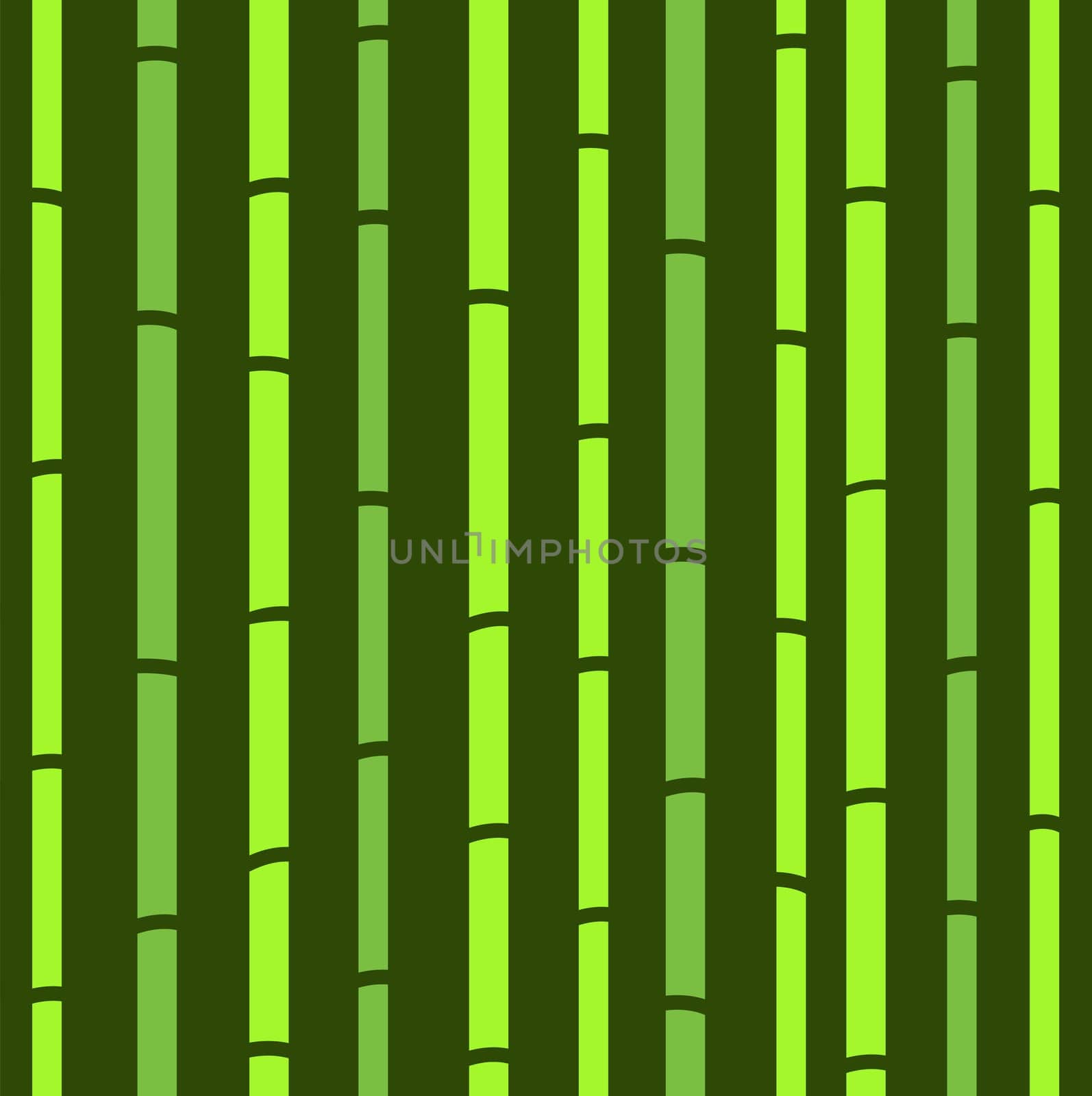 Green Bamboo seamless pattern. Vector background.