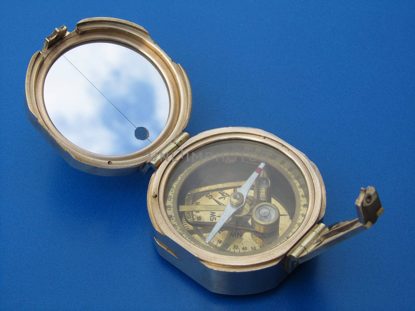 old magnetic compass