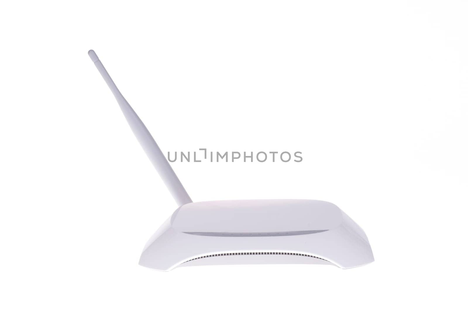 Internet wireless router isolated on white background
