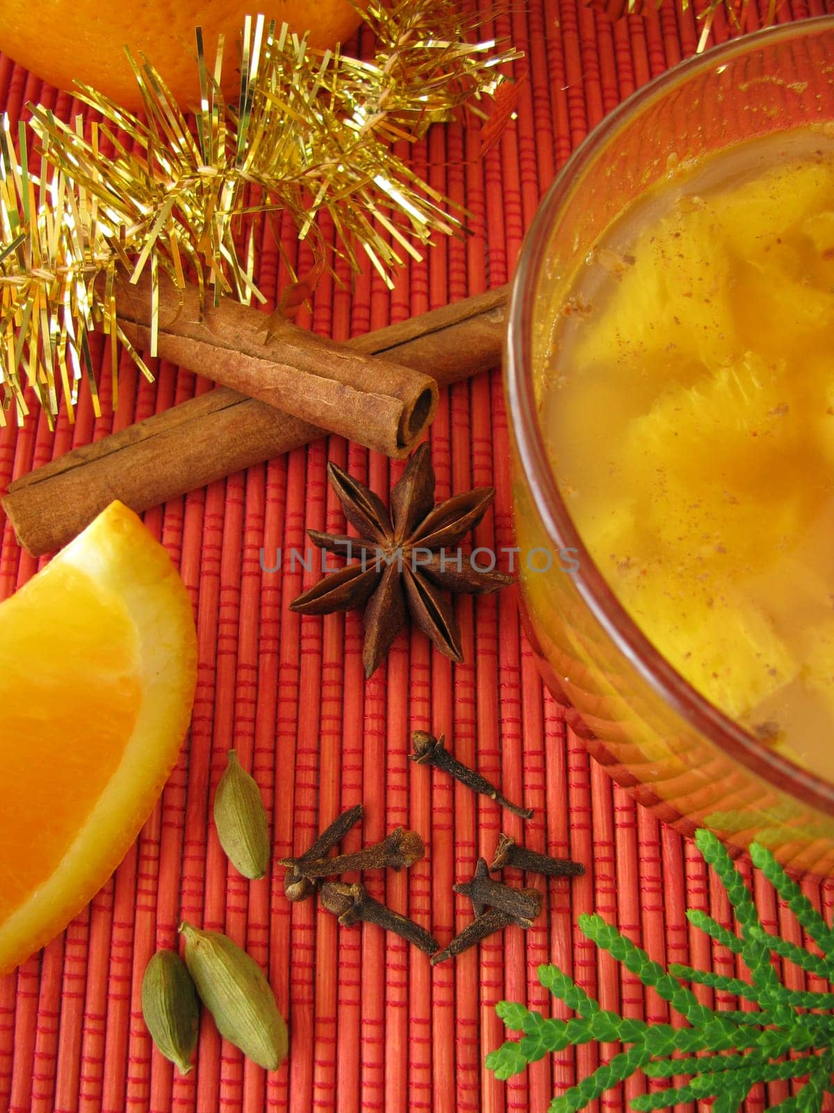 Orange marmalade with Christmas spices