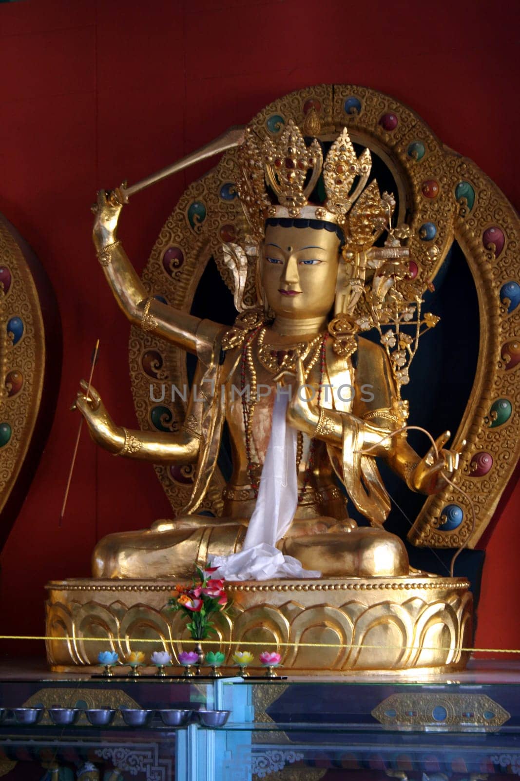 Golden Temple, Bailukuppe, near Kushalnagar, Mysore District, Karnataka, Idia, Asia