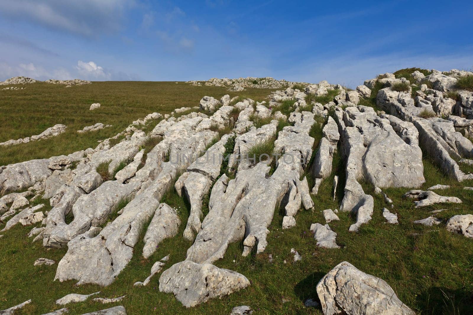a beautiful rocky mountain seen in detail