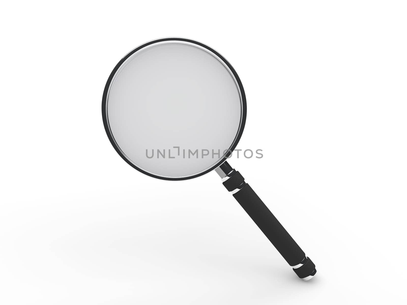 3d glass magnifying lens search zoom view