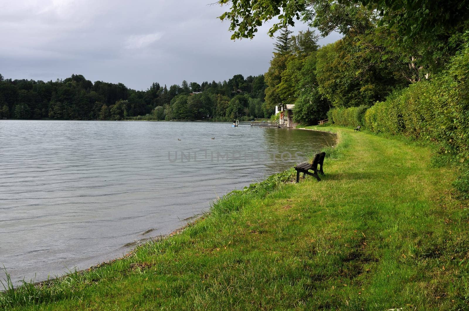walk near lake, kochelsee