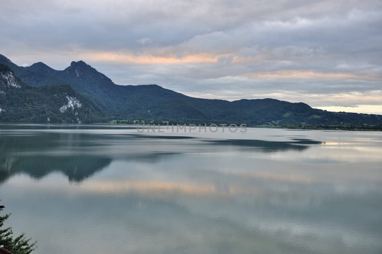 pastel colors at twilight, kochelsee