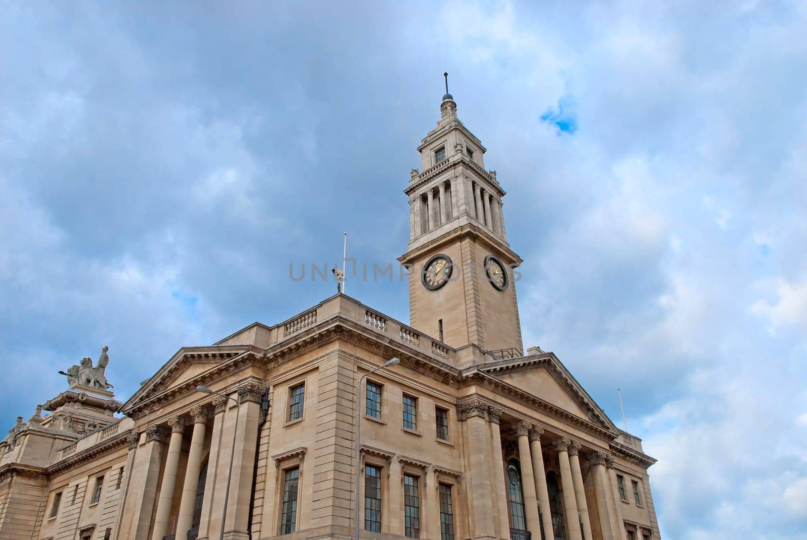 The Clock Tower of the Guildhall in Hull Yorkshire
