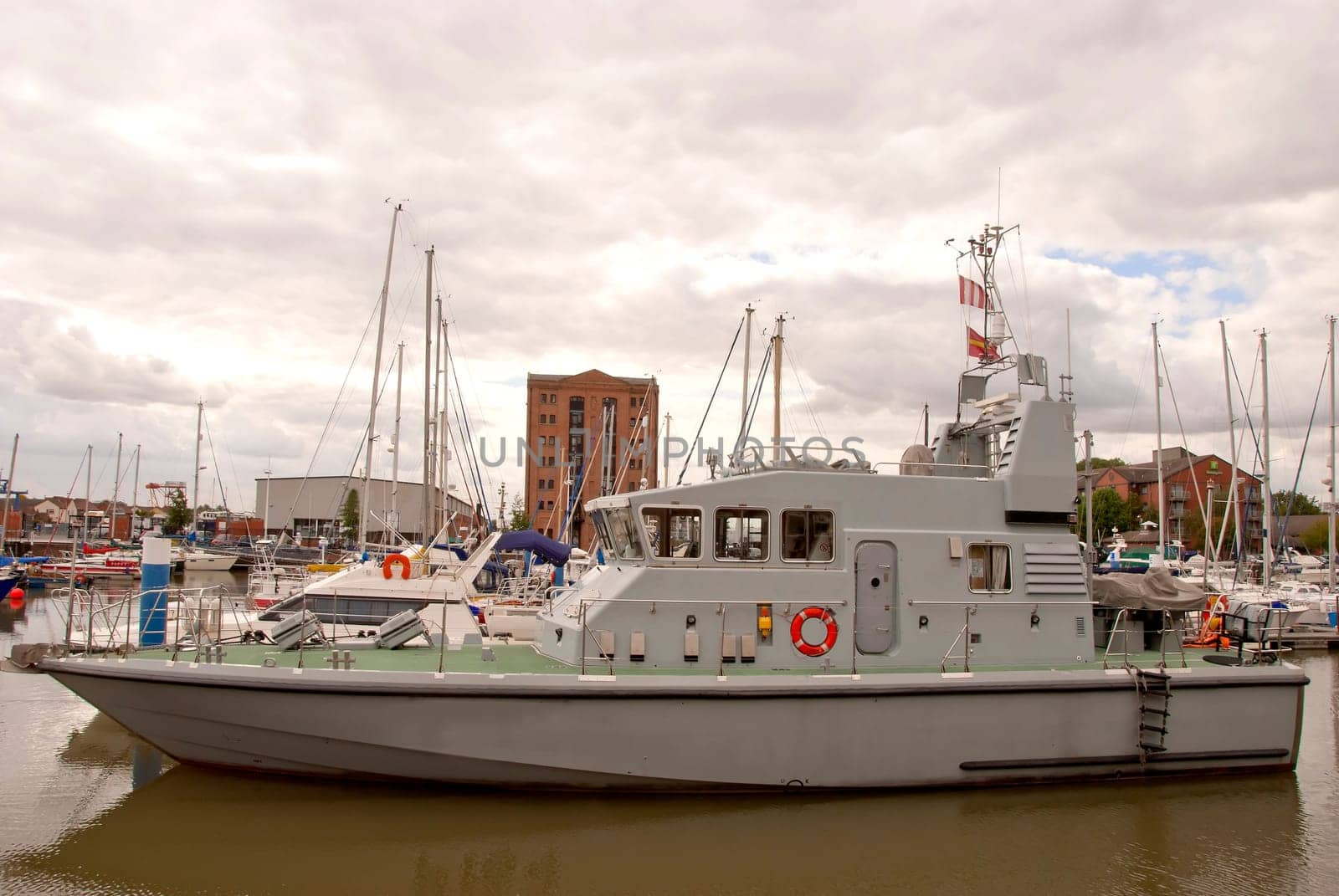 A Grey Navy Training Ship