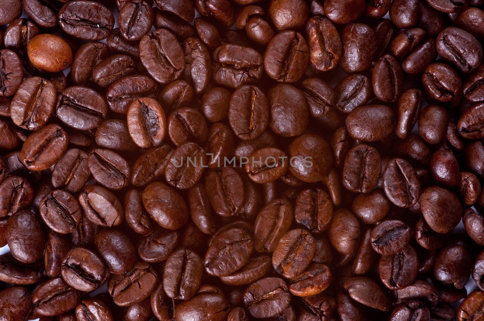 Background made of coffee beans.
