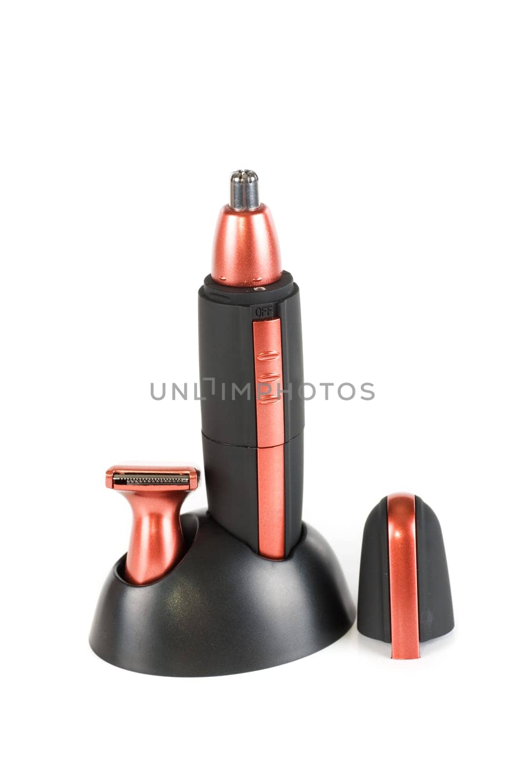 electric trimmer isolated on a white background