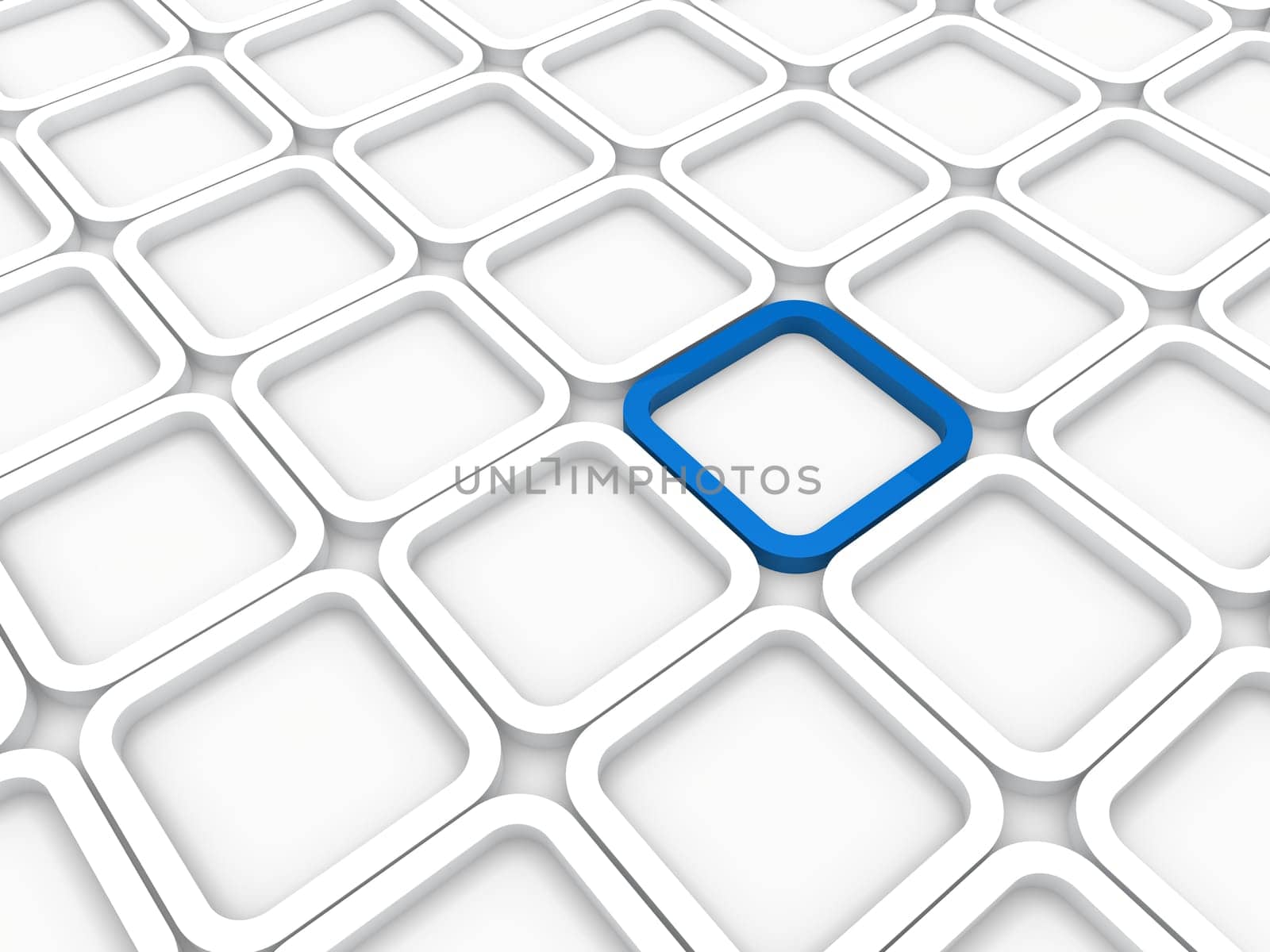 3d background area cube blue white structure