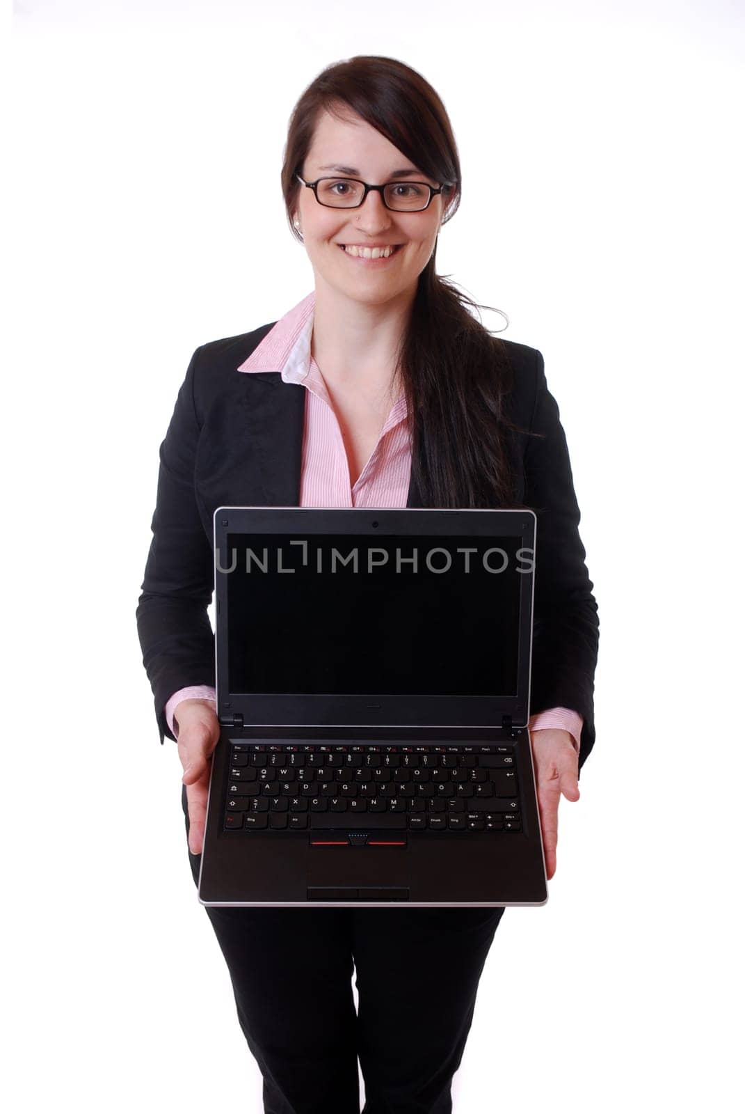 Young woman with laptop