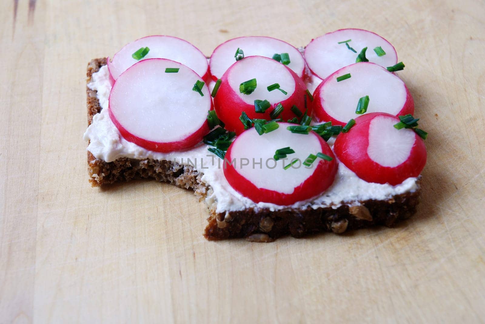 Bited whole wheat bread
