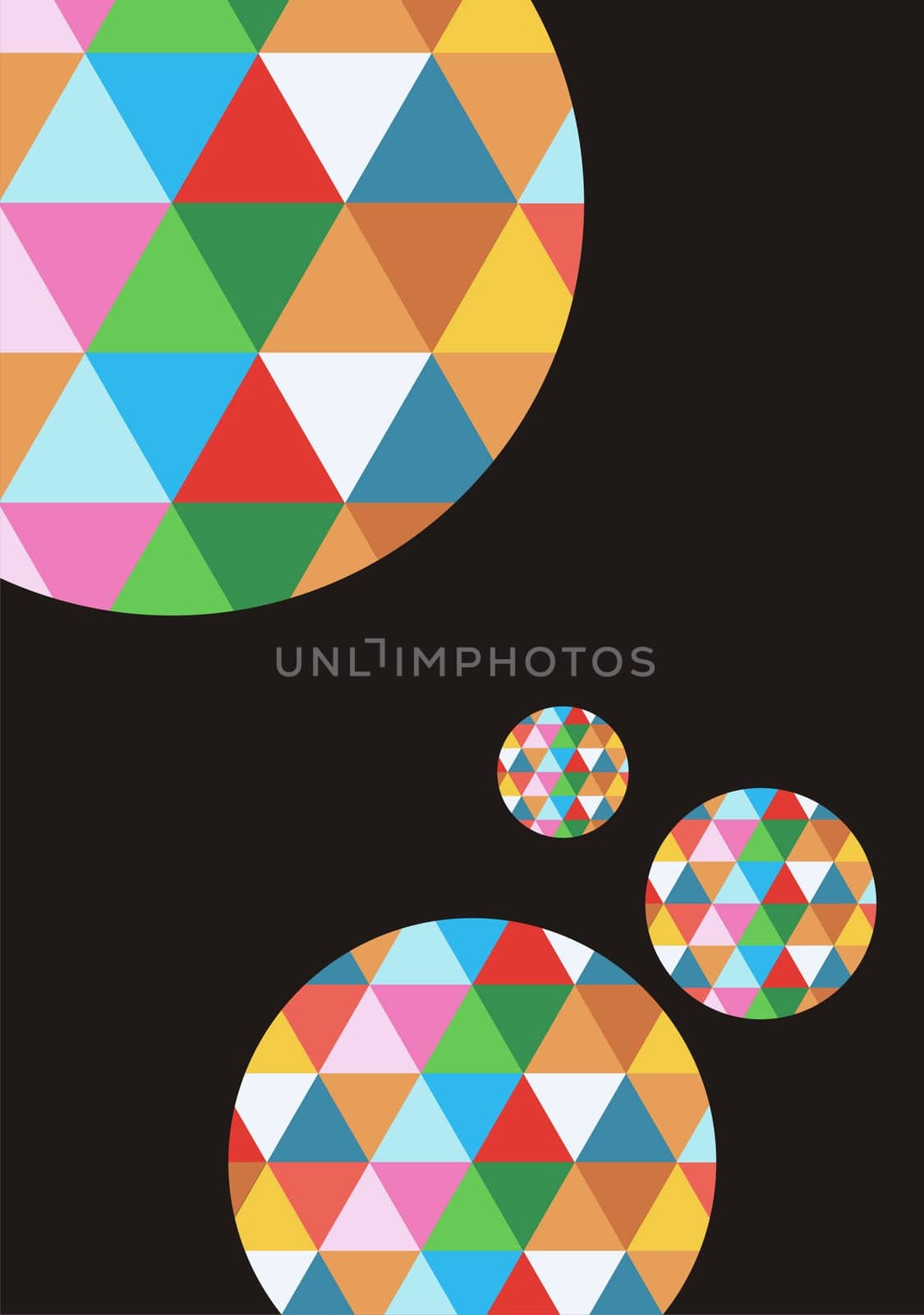 geometric pattern multicolored, vector available.