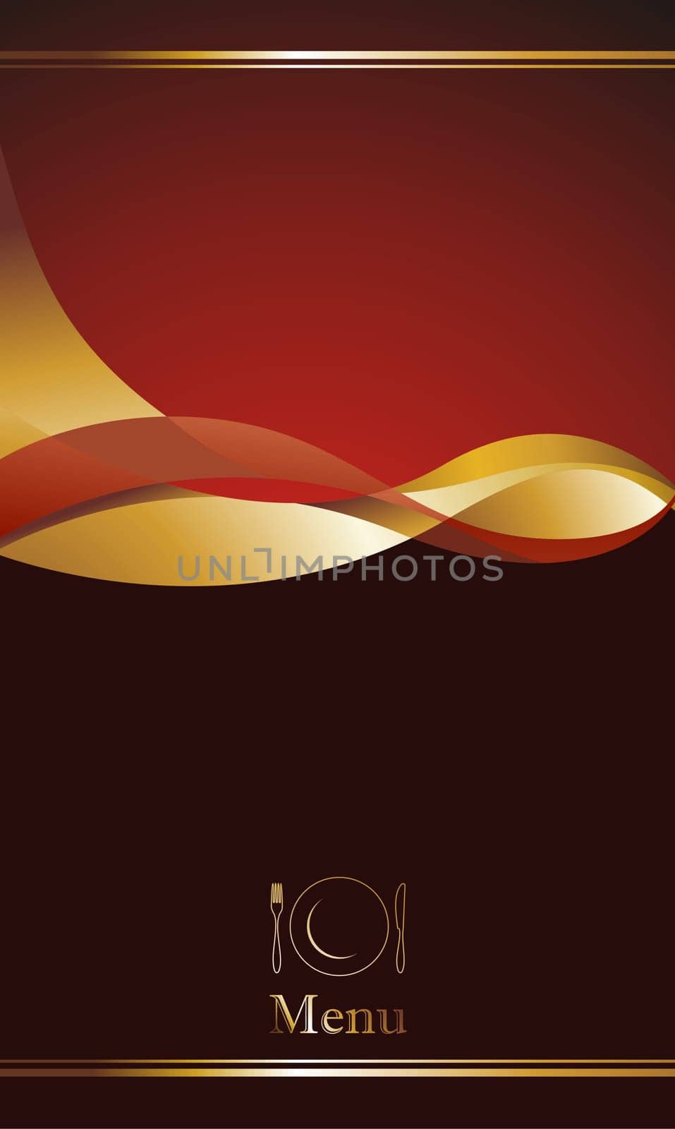 illustration background for food industry, menu, cover